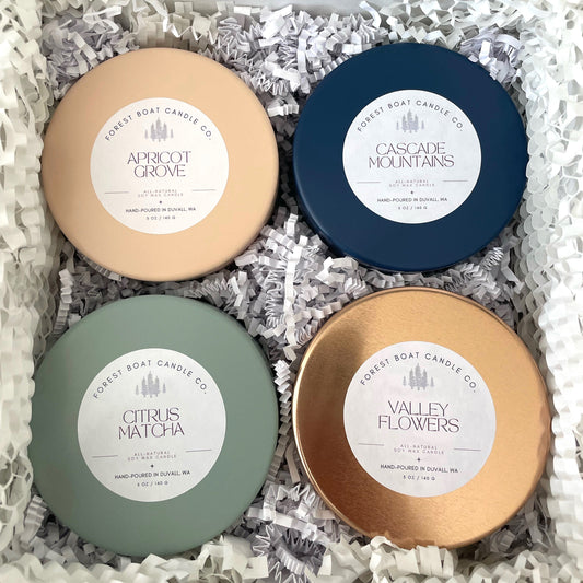 SPRING SCENTS SET (4 LARGE TINS)